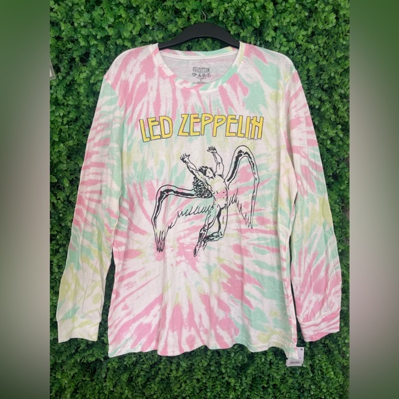 Led Zeppelin Other - NWT Led Zepplin Longsleeve Tie Dye Shirt XXL